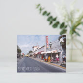 Retro Key West Florida Postkarte (Stehend Vorderseite)