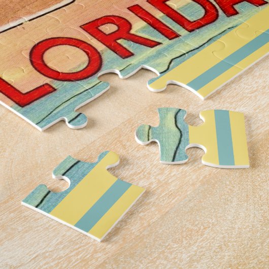 Retro Key West Gruß Puzzle (Seite)