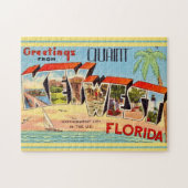Retro Key West Gruß Puzzle (Horizontal)