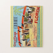 Retro Key West Gruß Puzzle (Vertikal)