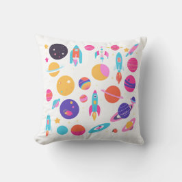 Retro-KI-Raum Kissen