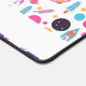 Retro-KI-Raum Schreibtischunterlage (Ecke)