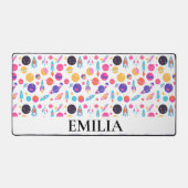 Retro-KI-Raum Schreibtischunterlage (Vorderseite)