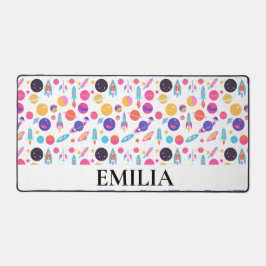 Retro-KI-Raum Schreibtischunterlage