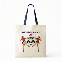 RETRO KICKS GALS ROAD-TRIP REISEKARTE ROUTE 66 TAS