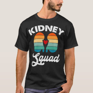 Retro Kidney Team Nephrologie Nurse Dialysis Tech T-Shirt
