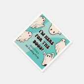 Retro Kids Boy Halloween Geburtstagsparty Serviette (Ecke)