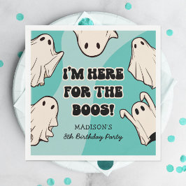 Retro Kids Boy Halloween Geburtstagsparty Serviette