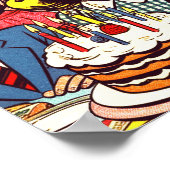 Retro Kids Party Comic Poster (Ecke)