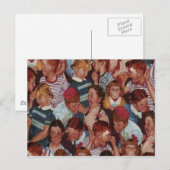 Retro Kids Postkarte (Vorne/Hinten)