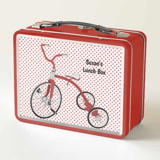 Retro Kids triple Lunch Box Style Box Box (Rückseite)