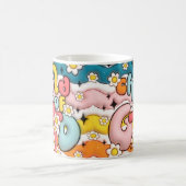 Retro Kind Gottes 3D aufgeblasene Puffe Kaffeetasse (Mittel)