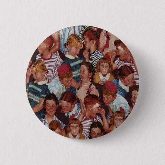 Retro Kinder Button (Vorderseite)