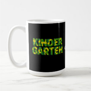 Retro Kindergarten Boys Teacher Camouflage Funny Kaffeetasse