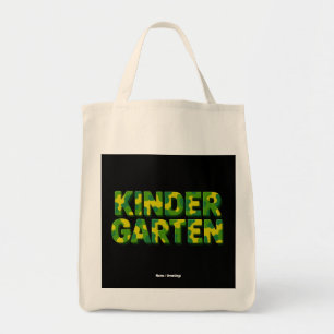 Retro Kindergarten Boys Teacher Camouflage Funny Tragetasche