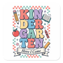 Retro Kindergarten, ich komme Schule