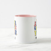 Retro Kindergarten Vibes Teacher Tasse (Zentrum)