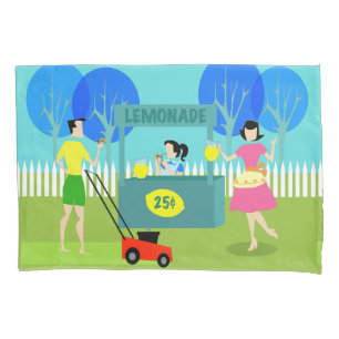 Retro-Kinderlemonade-Standpillowcase Kissenbezug