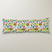 Retro Kindersafari-Löwewild lebende tiere Seitenschläferkissen (Rückseite)