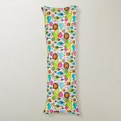 Retro Kindersafari-Löwewild lebende tiere Seitenschläferkissen (Vorderseite Vertikal)