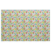 Retro Kindersafari-Löwewild lebende tiere Stoff (Fat Quarter (45,7 x 55,9 cm))