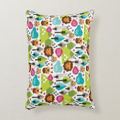 Retro-Kindersafari Zierkissen (Vorderseite(Vertikal))