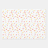 Retro-Kinderzirkus Geschenkpapier Set (Vorderseite)