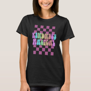 Retro KINDNESS IST MAGISCHES Anti-Bullying Bewusst T-Shirt