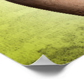 Retro King Buttone, Bowling Art Poster (Ecke)