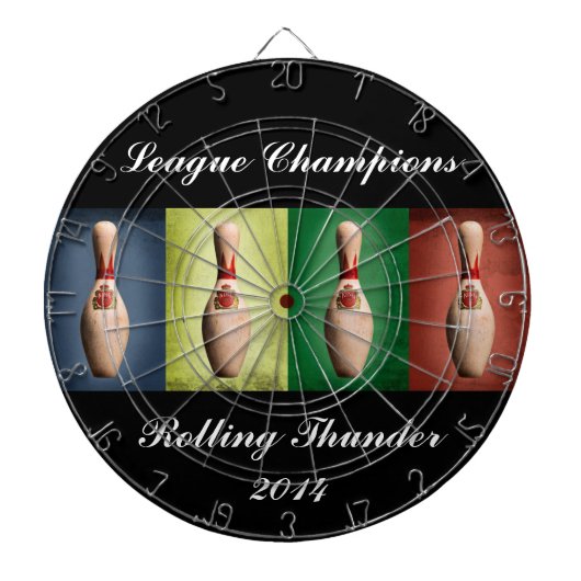 Retro King Buttone Dartscheibe (vorne)