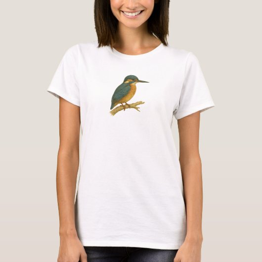 Retro Kingfisher Vintag T-Shirt (Vorderseite)