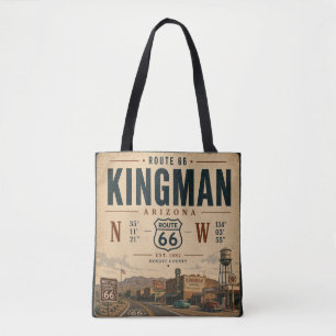 Retro Kingman Arizona Route 66 Stil Tasche