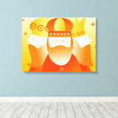 Retro Kings Leinwanddruck (Insitu (Holzboden))