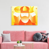 Retro Kings Leinwanddruck (Insitu (Wohnzimmer))