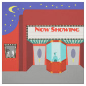 Retro Kino-Gewebe Stoff (Muster)