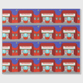 Retro Kino-Packpapier Geschenkpapier (Flach)