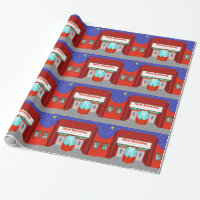 Retro Kino-Packpapier