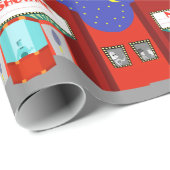 Retro Kino-Packpapier Geschenkpapier (Rolleneckpunkt)