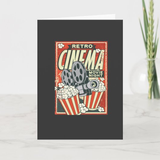RETRO-KINO-PLAKAT KARTE (Vorderseite)
