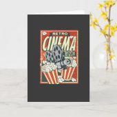 RETRO-KINO-PLAKAT KARTE (Gelbe Blume)