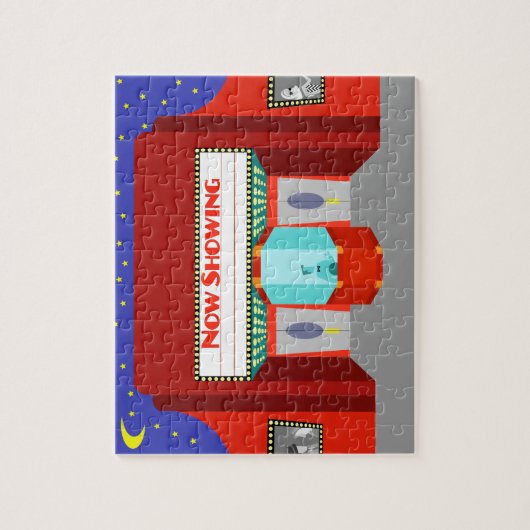 Retro Kino-Puzzlespiel Puzzle (Vertikal)