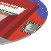 Retro Kino-Schneidebrett Schneidebrett (Ecke)