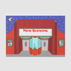 Retro Kino-Seidenpapier Seidenpapier
