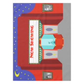 Retro Kino-Tischdecke Tischdecke (Vorderseite)