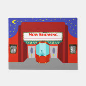 Retro Kino-Tür-Matte Fußmatte (Vorderseite)