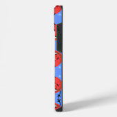 Retro Kirsch Typen iPhone Hülle (Linke Seite)