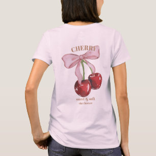 Retro Kirsche Süß & Sanft Seit Ewigem Slogan T-Shirt