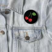Retro Kirschen Button (Beispiel)