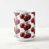 Retro Kirschen frisch gepflückt Kaffeetasse (Mittel)