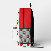 Retro-Kirschen-Mädchen Vintage Style Rucksack (Rechts)